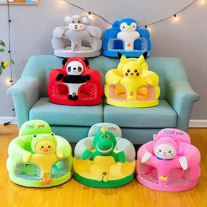 Fauteuil Bébé en Peluche – Siège d'Apprentissage et de Soutien